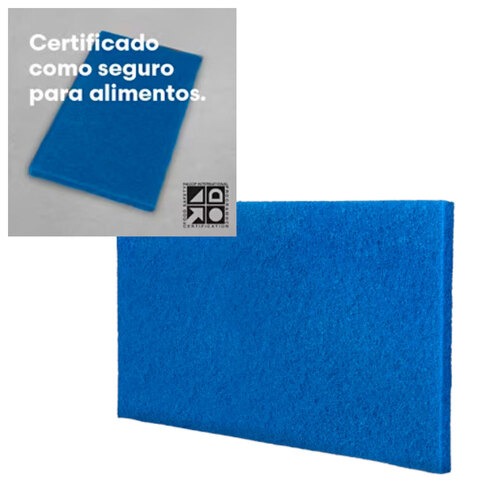 Fibra de limpeza N�o Risca 110 x 225 mm azul  2 unidades - Scotch Brite
