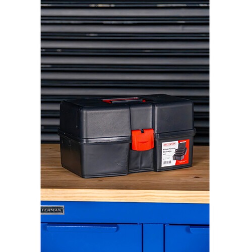 Maleta pl�stica para ferramentas 365 x 230 x 197 mm com 3 bandejas articuladas Premium