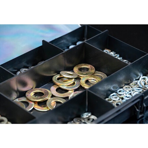 Organizador plástico com 12 compartimentos - Doublebox Organizador plástico com 12 compartimentos - Doublebox