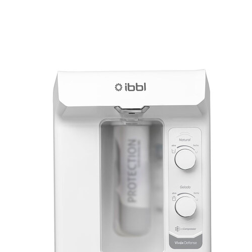 Purificador de �gua natural e gelada com compressor Branco - Viv�x Defense  110V
