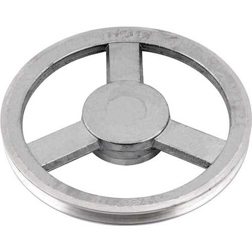 Polia de alum�nio 1 canal perfil A - 230 mm 