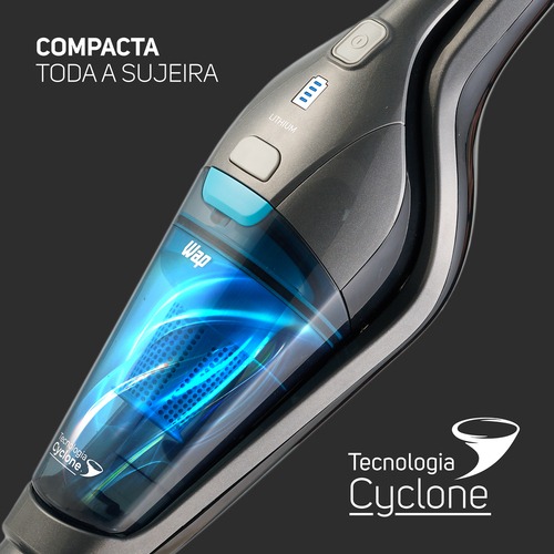 Aspirador de p� vertical a bateria 14,4V com ilumina��o Led - Eco R�pido  110V/220V