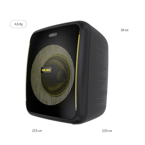 Caixa de som portátil 70W RMS Bluetooth Entrada P10 com Led - BEAT 1000 Caixa de som portátil 70W RMS Bluetooth Entrada P10 com Led - BEAT 1000