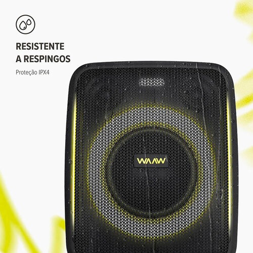 Caixa de som portátil 70W RMS Bluetooth Entrada P10 com Led - BEAT 1000 Caixa de som portátil 70W RMS Bluetooth Entrada P10 com Led - BEAT 1000