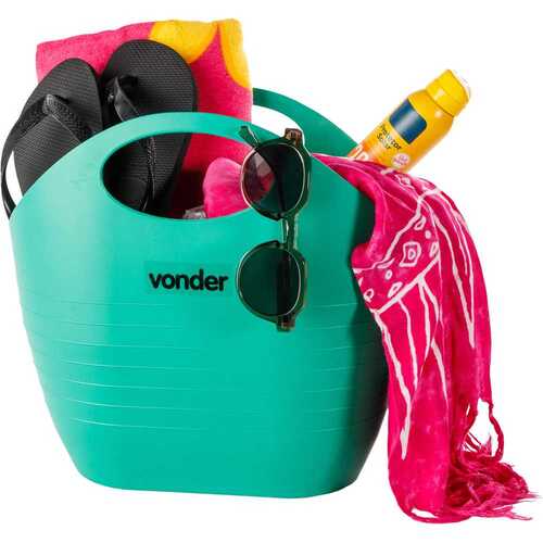 Bolsa plástica multiuso 8,5 litros verde Bolsa plástica multiuso 8,5 litros verde