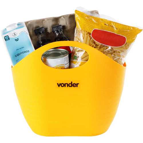 Bolsa pl�stica multiuso 20 litros amarela