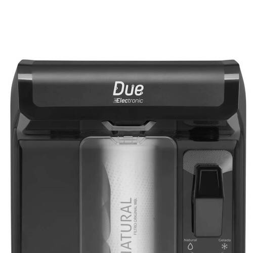Purificador de água natural e gelada eletrônico Grafite - Due Electronic 110V/220V Purificador de água natural e gelada eletrônico Grafite - Due Electronic 110V/220V