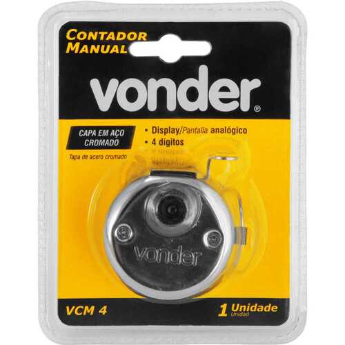 Contador mecânico com 4 dígitos - VCM-4 Contador mecânico com 4 dígitos - VCM-4