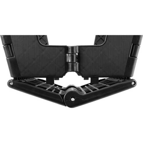 Banqueta pl�stica dobr�vel preta altura 220 mm 