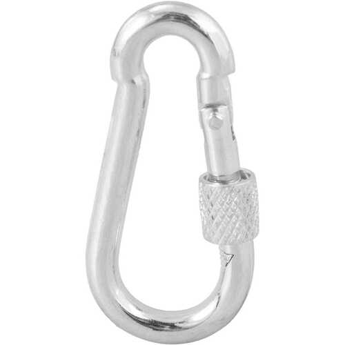 Mosquetão com trava roscada 5 mm x 50 mm Mosquetão com trava roscada 5 mm x 50 mm