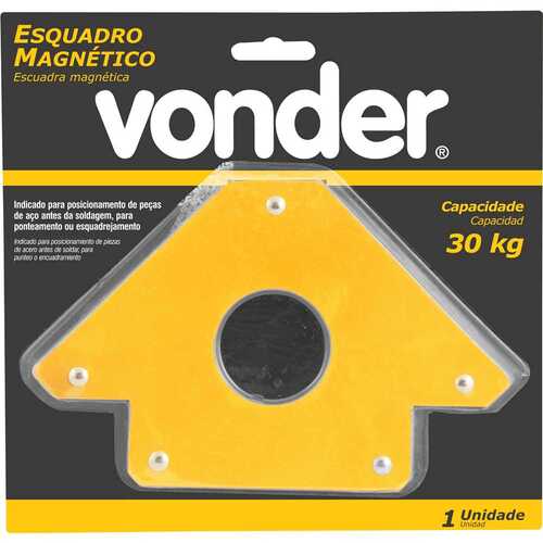 Esquadro magn�tico capacidade 30 kg