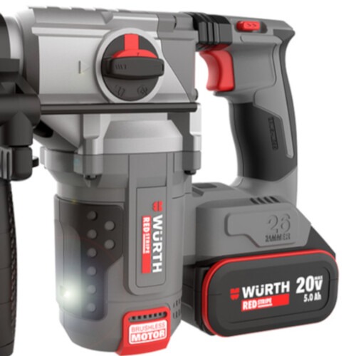 Martelete perfurador e rompedor a bateria 20V 2,8J Brushless SDS-Plus com bateria  110V/220V