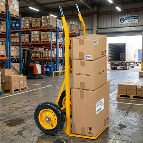 Carro armaz�m para carga 250 kg pneus com c�mara de ar