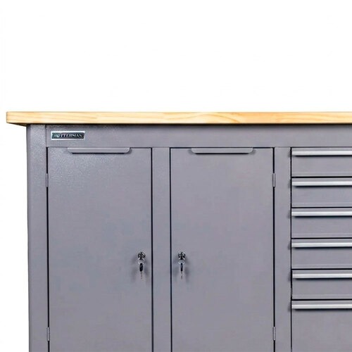 Bancada fechada com 6 gavetas e 2 portas RLL-204