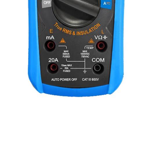 Mult�metro Meg�metro digital True RMS AC CAT III 600V - ET-2760