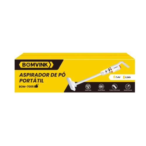 Aspirador de pó portátil 2 em 1 a bateria 7,4V - BOM-7005 Aspirador de pó portátil 2 em 1 a bateria 7,4V - BOM-7005