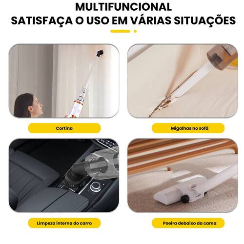 Aspirador de pó portátil 2 em 1 a bateria 7,4V - BOM-7005 Aspirador de pó portátil 2 em 1 a bateria 7,4V - BOM-7005