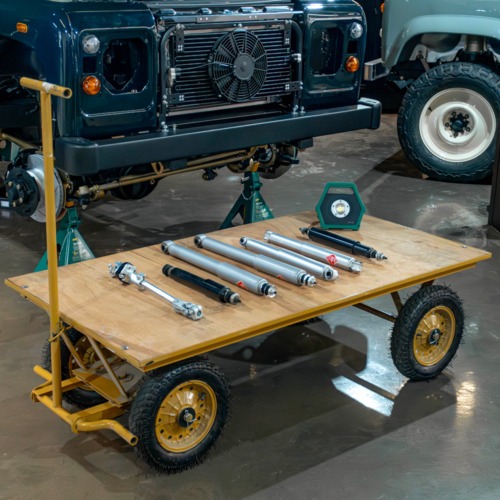 Carro plataforma com tampo em madeira 600 kg - RLL-5802
