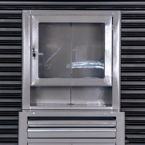 Rack fechado para computador com visor de acrílico - RLL-89 Rack fechado para computador com visor de acrílico - RLL-89