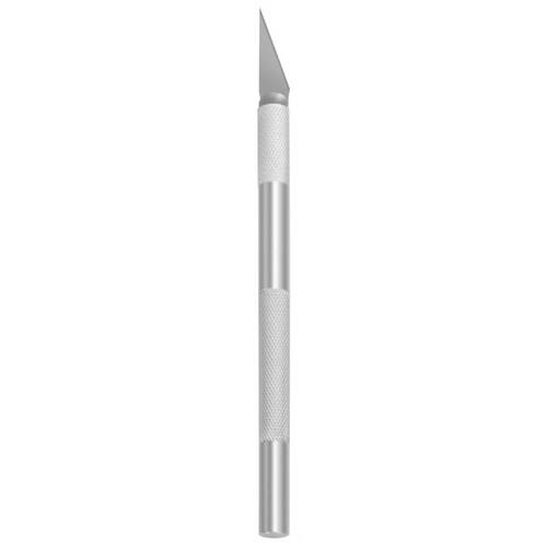 Estilete de precis�o em alum�nio tipo bisturi com 6 l�minas - BOM-3307
