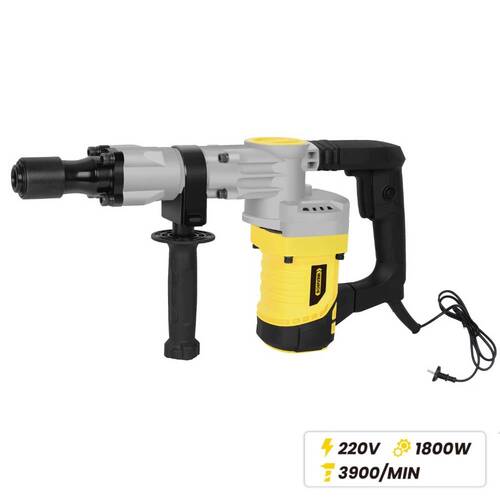 Martelete Rompedor 1800W encaixe sextavado 17 mm com acessórios - BOM-9634 220V Martelete Rompedor 1800W encaixe sextavado 17 mm com acessórios - BOM-9634 220V