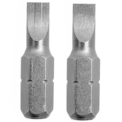 Bits fenda SL5 x 25 mm encaixe 1/4 Bits fenda SL5 x 25 mm encaixe 1/4