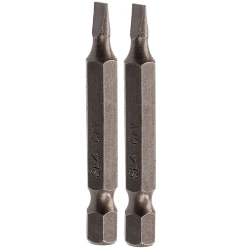Bits fenda SL4 x 50 mm encaixe 1/4 Bits fenda SL4 x 50 mm encaixe 1/4