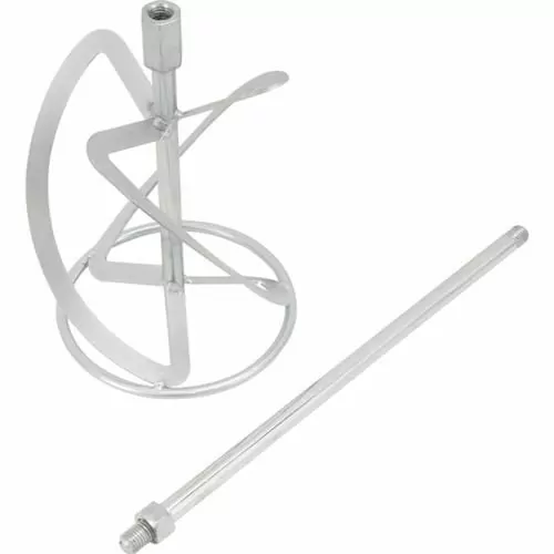 Misturador elétrico para argamassa 1.600 watts diâmetro da lâmina