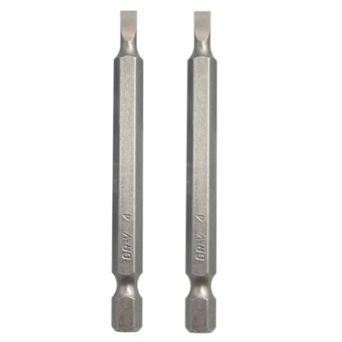 Bits fenda SL4 x 75 mm encaixe 1/4 Bits fenda SL4 x 75 mm encaixe 1/4