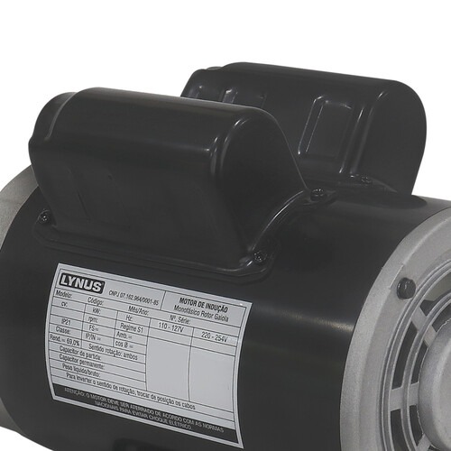 Motor el�trico 2hp 2 polos aberto monof�sico - 56H  110V/220V