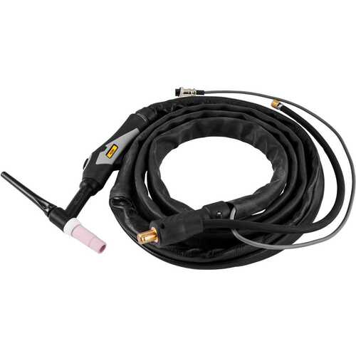 Tocha TIG TTV 206 3 metros conector 13 mm e adaptador M10 do g�s