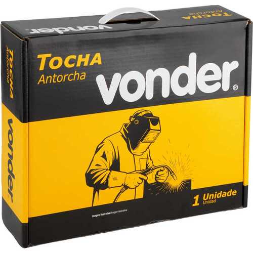 Tocha TIG TTV 206 3 metros conector 13 mm e adaptador M10 do g�s