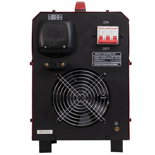 Inversora de solda 400A para Eletrodo trif�sica 220/380/440V - Industrial 400T