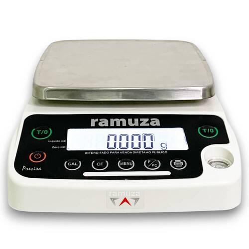Balança digital de precisão 5200g x 0,01g com prato inox - Precisa 5200.2 110V/220V Balança digital de precisão 5200g x 0,01g com prato inox - Precisa 5200.2 110V/220V