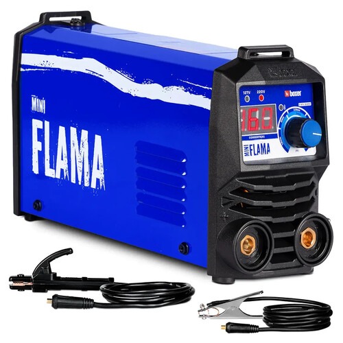 Inversora de solda 160A para Eletrodo revestido e Tig monof�sica - Mini Flama  110V/220V