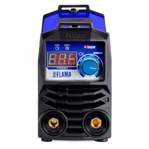 Inversora de solda 160A para Eletrodo revestido e Tig monof�sica - Mini Flama  110V/220V