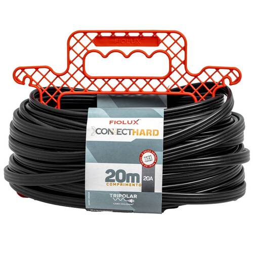 Extens�o el�trica 20 metros 1 tomada 3 x 2,5 mm 20A tripolar - Connect Hard