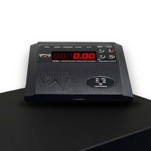 Balança digital com plataforma em aço carbono 300 Kg x 50 g - DP 110V/220V Balança digital com plataforma em aço carbono 300 Kg x 50 g - DP 110V/220V