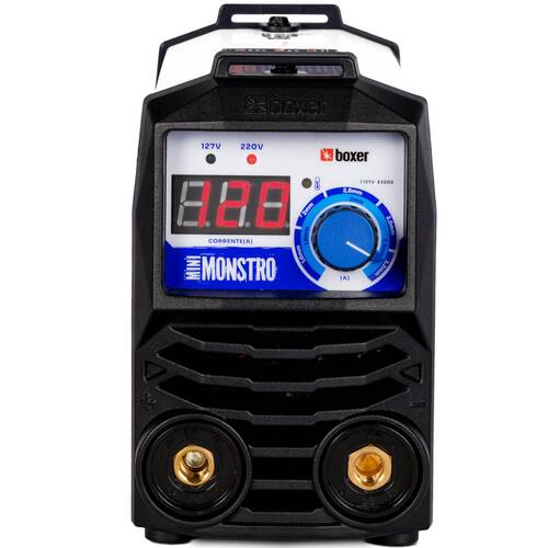 Inversora de solda 120A para Eletrodo revestido e Tig - Mini Monstro