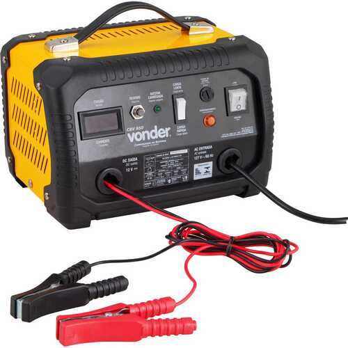 Carregador de bateria portátil 12 volts - CBV950 110V Carregador de bateria portátil 12 volts - CBV950 110V