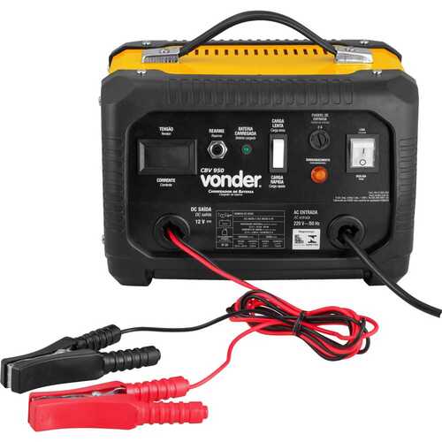Carregador de bateria portátil 12 volts - CBV950 220V Carregador de bateria portátil 12 volts - CBV950 220V