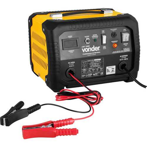 Carregador de bateria portátil 12 volts - CBV1600 110V Carregador de bateria portátil 12 volts - CBV1600 110V
