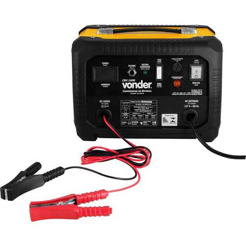 Carregador de bateria portátil 12 volts - CBV1600 110V Carregador de bateria portátil 12 volts - CBV1600 110V