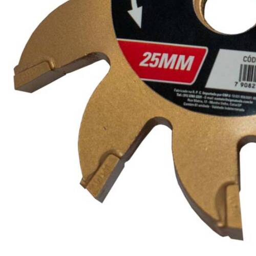 Fresa 25 mm para cortador de parede elétrico SGT-6100 Fresa 25 mm para cortador de parede elétrico SGT-6100