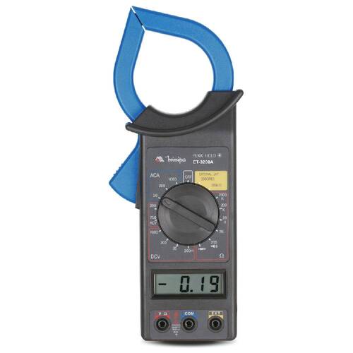 Alicate amperímetro digital abertura de até 57 mm - ET-3200A Alicate amperímetro digital abertura de até 57 mm - ET-3200A