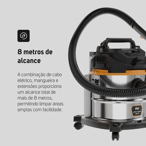 Extratora de carpete e Aspirador 25L 1700W - Carpet Cleaner PRO25 110V Extratora de carpete e Aspirador 25L 1700W - Carpet Cleaner PRO25 110V