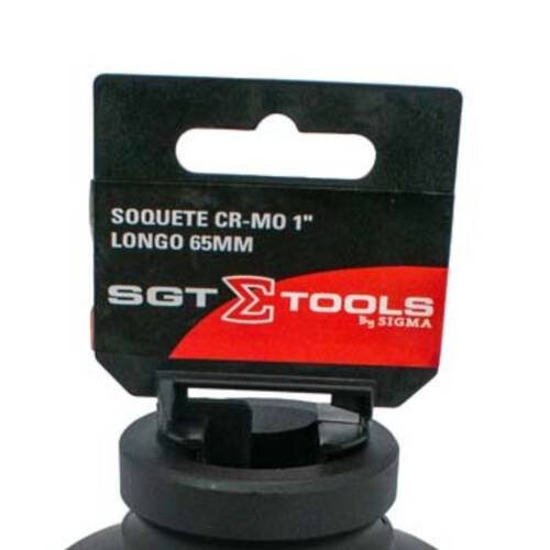 Soquete sextavado de impacto longo 65 mm encaixe 1
