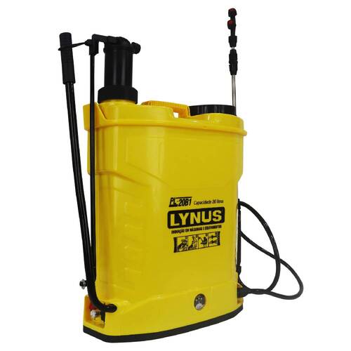 Pulverizador costal a bateria 12V e manual 20L - PL-20B1  110V/220V