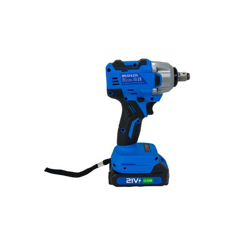 Chave de impacto parafusadeira a bateria 18V Brushless com 1 bateria PWR-35 110V/220V Chave de impacto parafusadeira a bateria 18V Brushless com 1 bateria PWR-35 110V/220V
