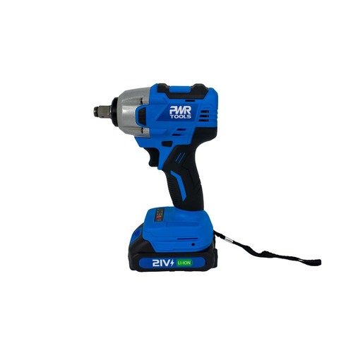 Chave de impacto parafusadeira a bateria 18V Brushless com 1 bateria PWR-35 110V/220V Chave de impacto parafusadeira a bateria 18V Brushless com 1 bateria PWR-35 110V/220V